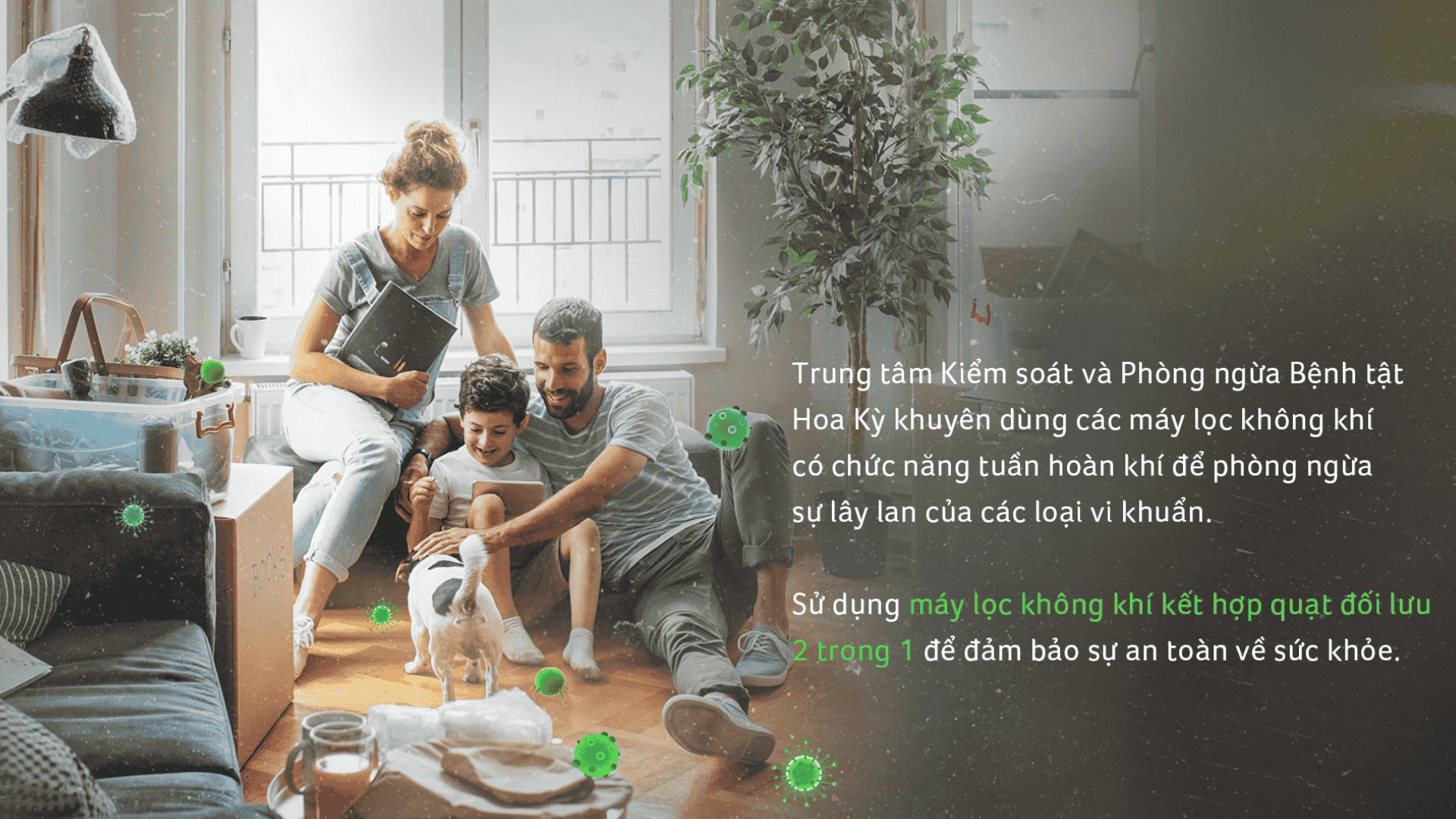 CHỌN MÁY LỌC KHÔNG KHÍ PHÒNG KHÁCH SAO CHO CHUẨN?